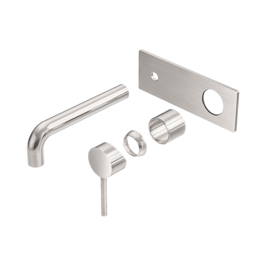 Dolce Wall Basin/Bath Mixer Trim Kits Only Brushed Nickel