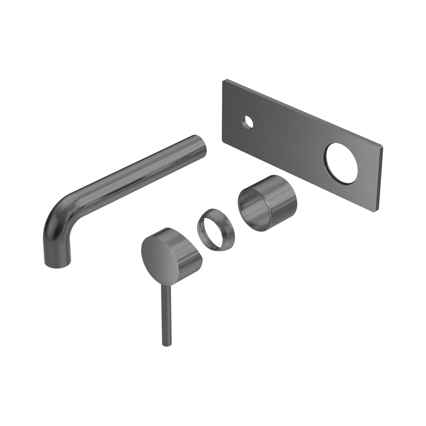 Dolce Wall Basin/Bath Mixer Trim Kits Only Gun Metal