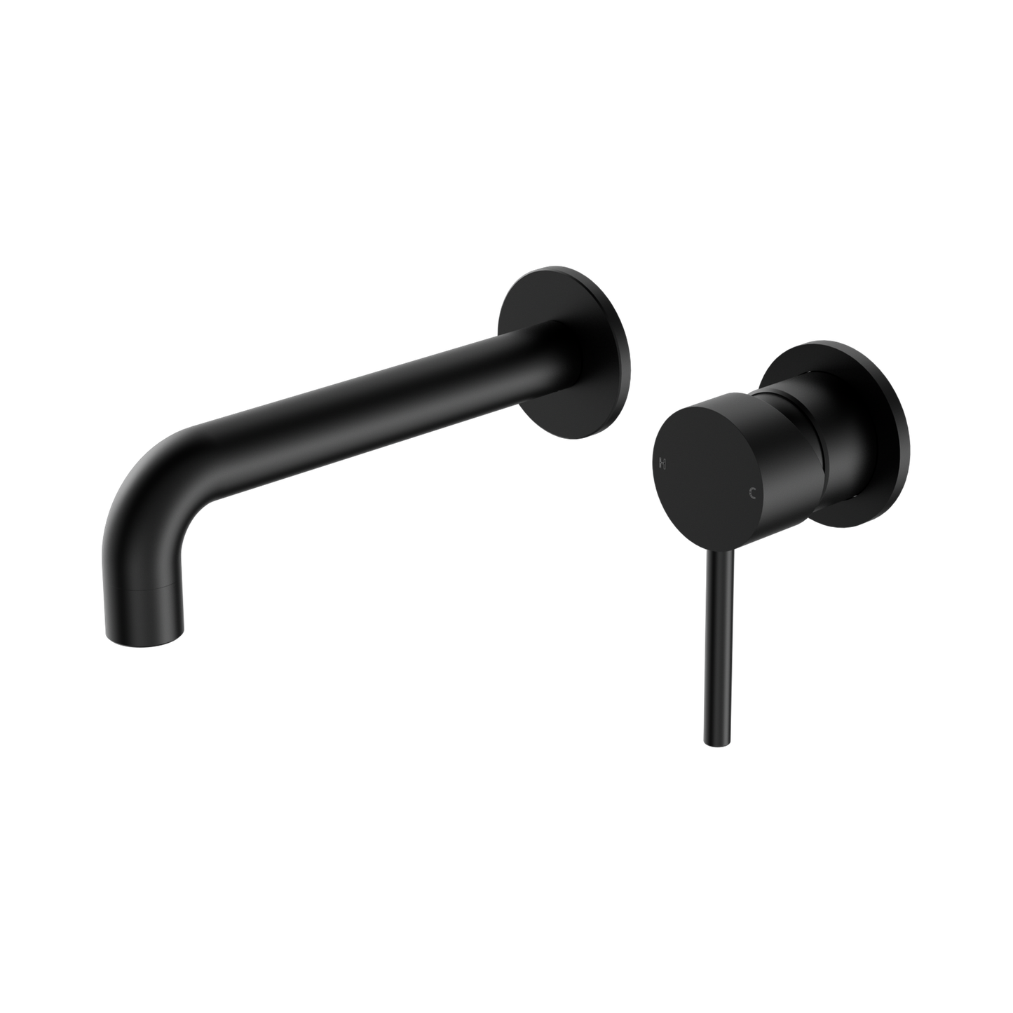 Nero Dolce Wall Basin/Bath Mixer Separate Back Plate