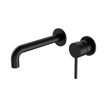 Nero Dolce Wall Basin/Bath Mixer Separate Back Plate