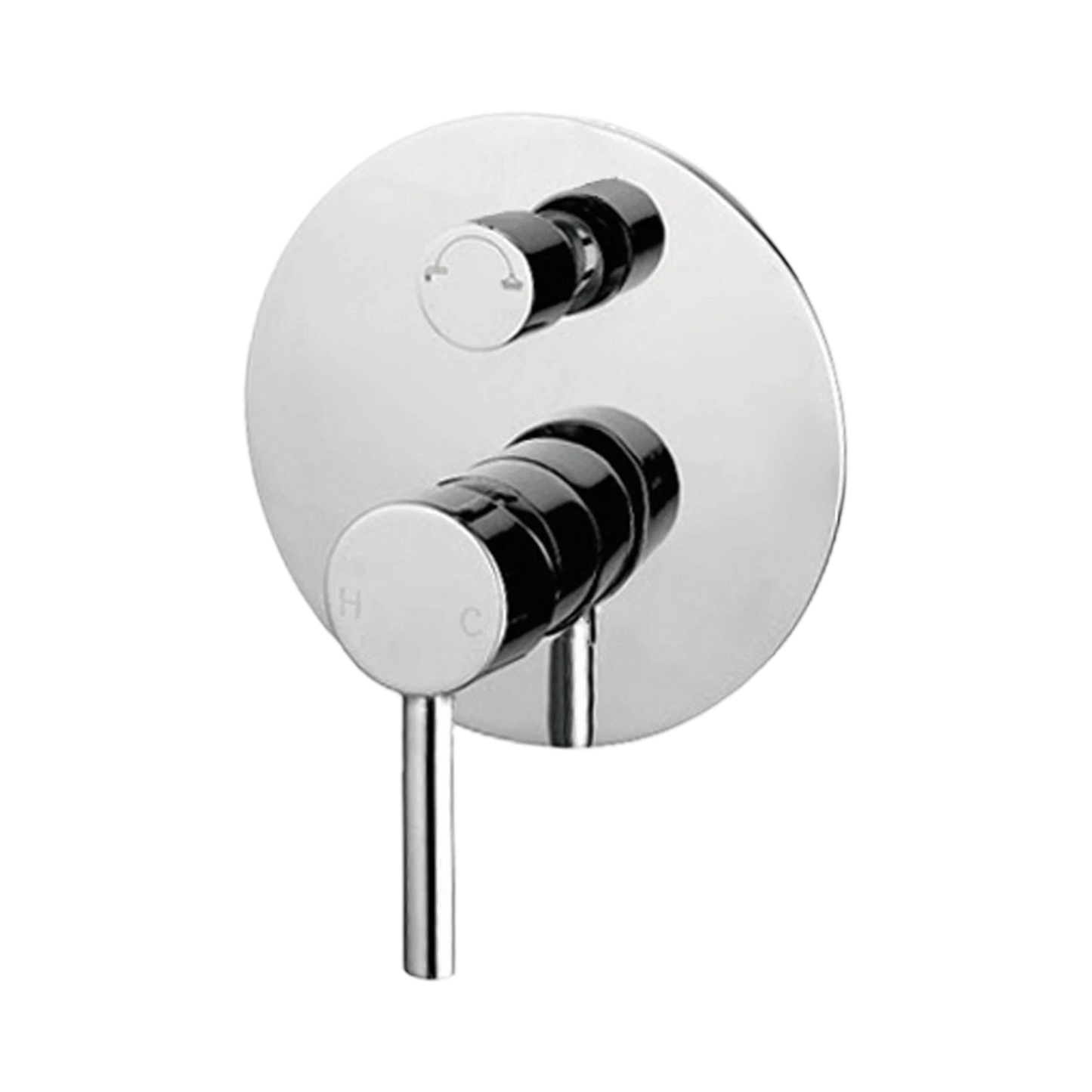 Dolce Shower Mixer With Diverter Chrome