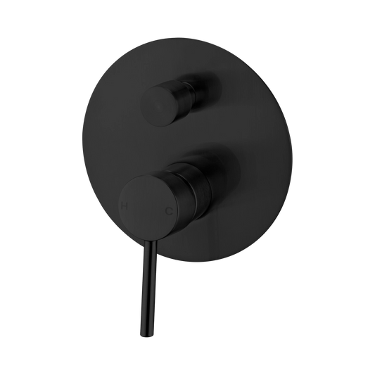 Dolce Shower Mixer With Diverter Matte Black