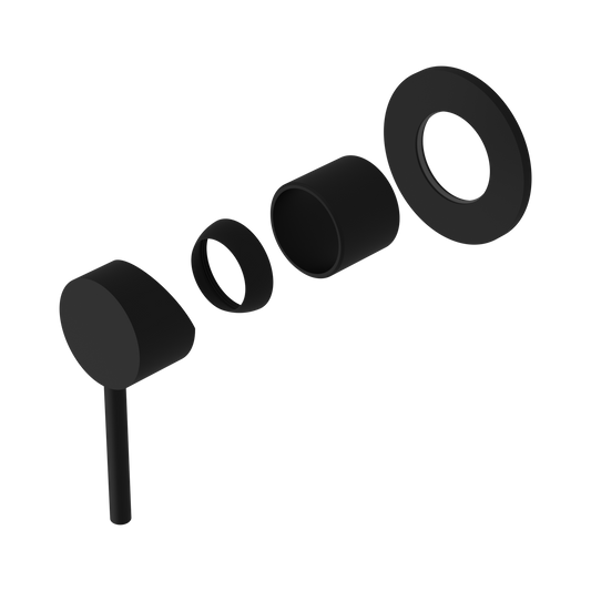Dolce Shower Mixer Trim Kits Only Matte Black