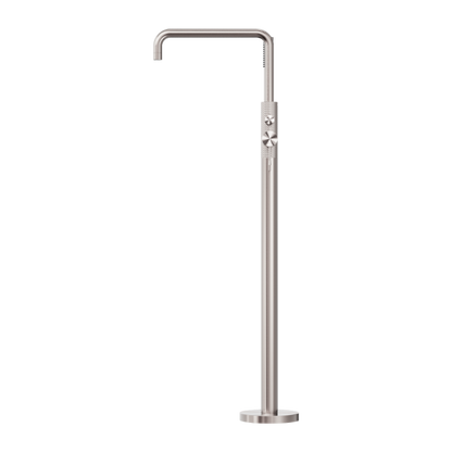 Nero Opal Freestanding Bath Mixer with Handshower