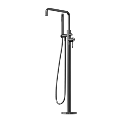 Nero Opal Freestanding Bath Mixer with Handshower