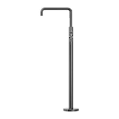 Nero Opal Freestanding Bath Mixer with Handshower