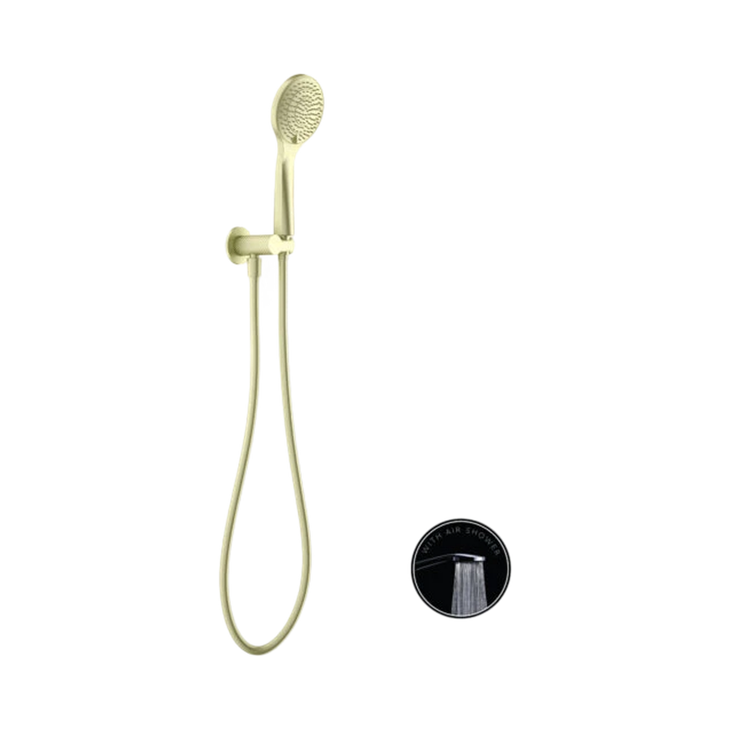 Opal Shower On Bracket With Air Shower Brushed Gold