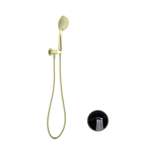 Opal Shower On Bracket With Air Shower Brushed Gold