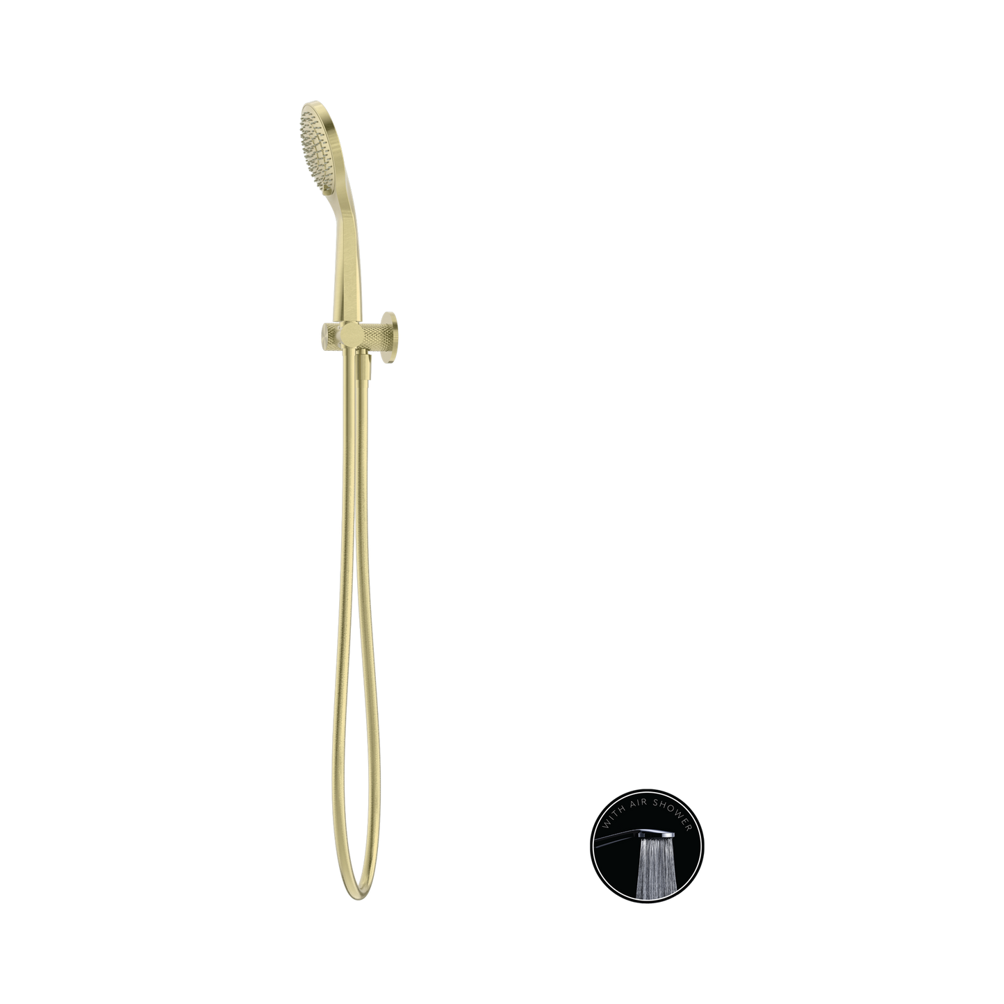 Opal Shower On Bracket With Air Shower Brushed Gold