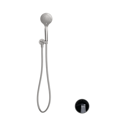Opal Shower On Bracket With Air Shower Brushed Nickel