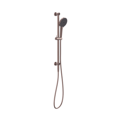 Opal Shower Rail With Air Shower II Brushed Bronze