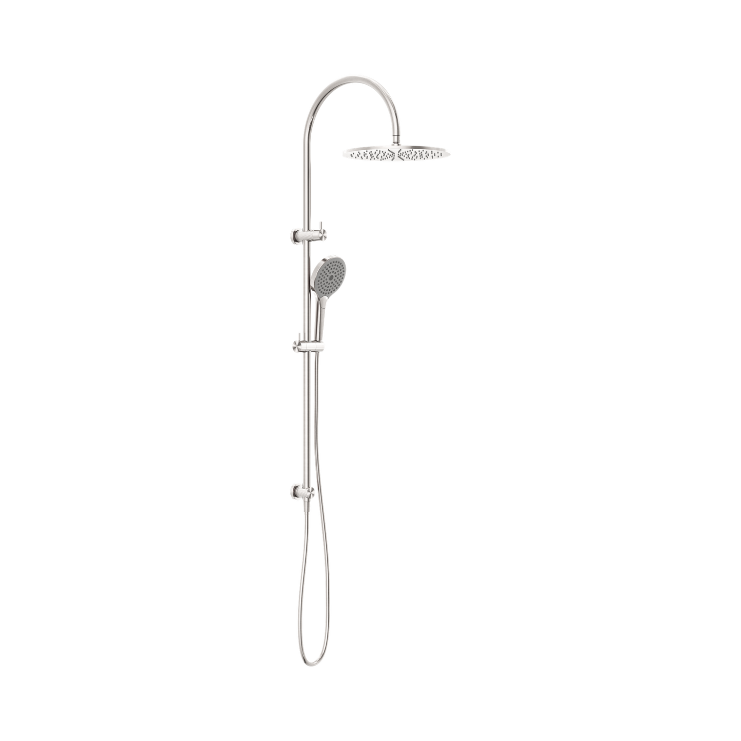 Opal Twin Shower With Air Shower II Brushed Nickel