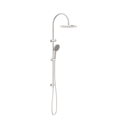 Opal Twin Shower With Air Shower II Brushed Nickel