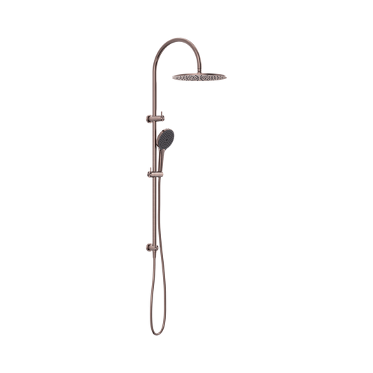 Opal Twin Shower With Air Shower II Brushed Bronze