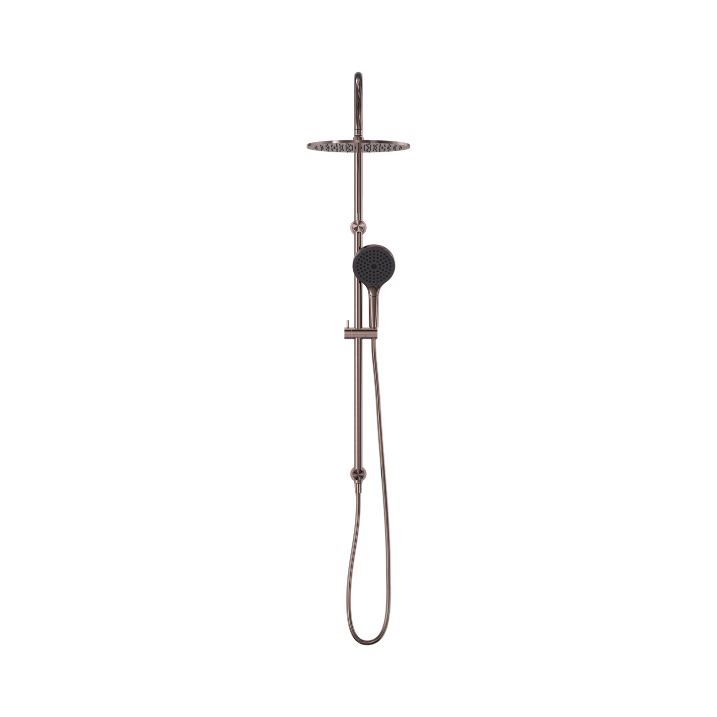 Opal Twin Shower With Air Shower II Brushed Bronze