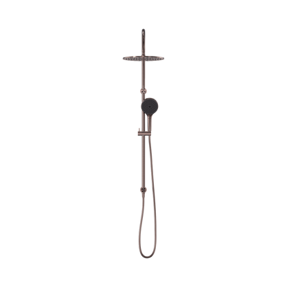Opal Twin Shower With Air Shower II Brushed Bronze