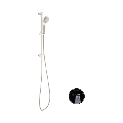 Opal Shower Rail With Air Shower Brushed Nickel