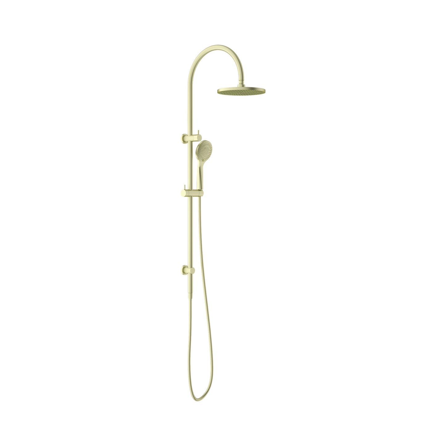 Opal Twin Shower With Air Shower Brushed Gold