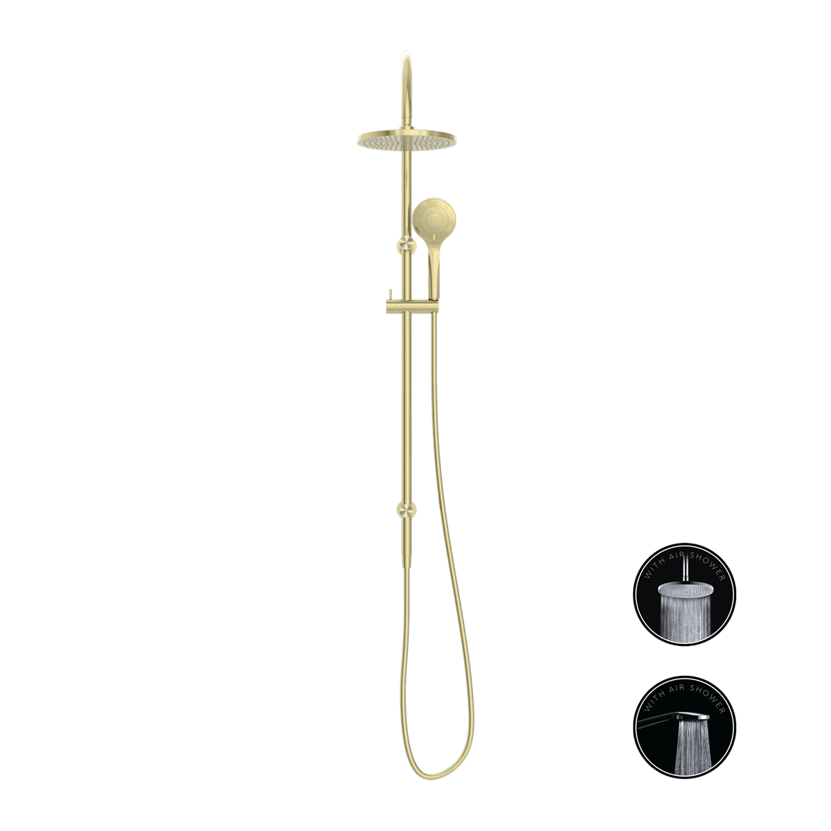 Opal Twin Shower With Air Shower