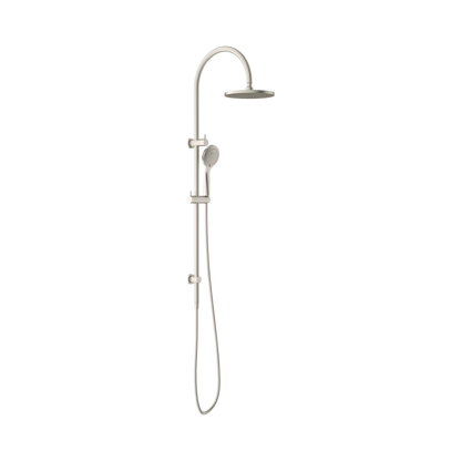 Opal Twin Shower With Air Shower Brushed Nickel