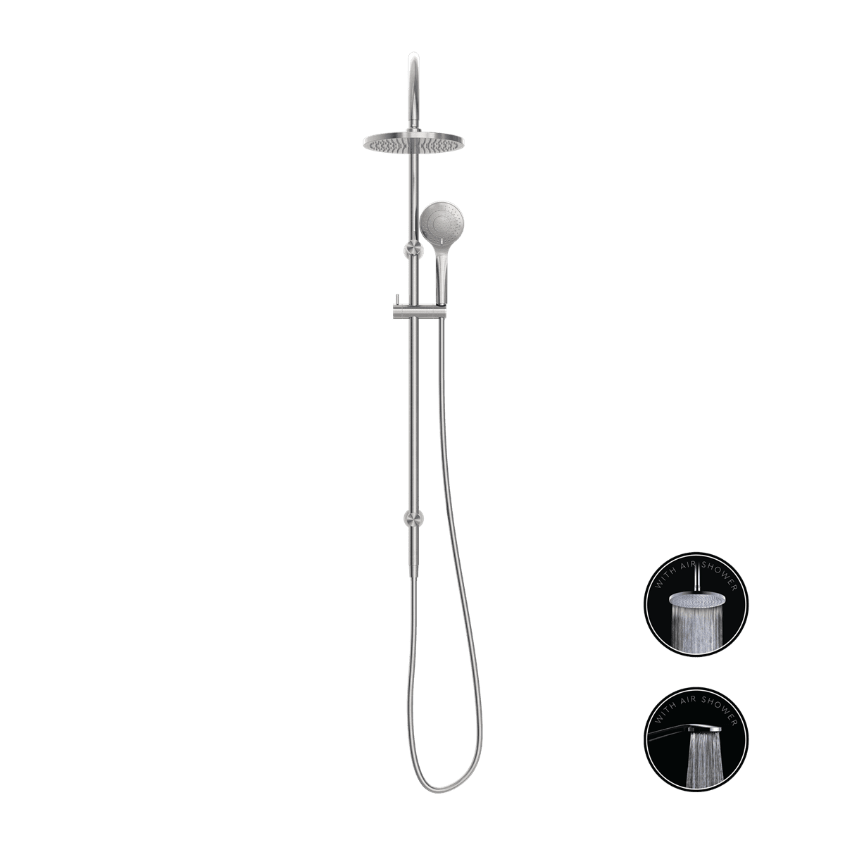 Opal Twin Shower With Air Shower