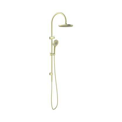 Opal Twin Shower Brushed Gold