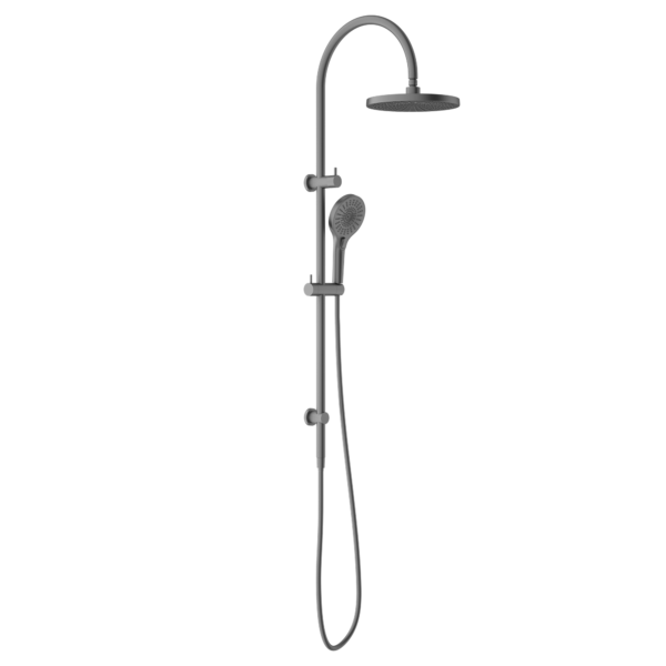 Nero Opal Combination Twin Shower Set Graphite, NR251905eGR