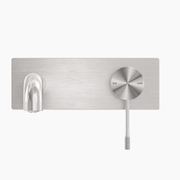 Nero Opal Wall Basin/Bath Mixer 120mm  NR251907A120BN