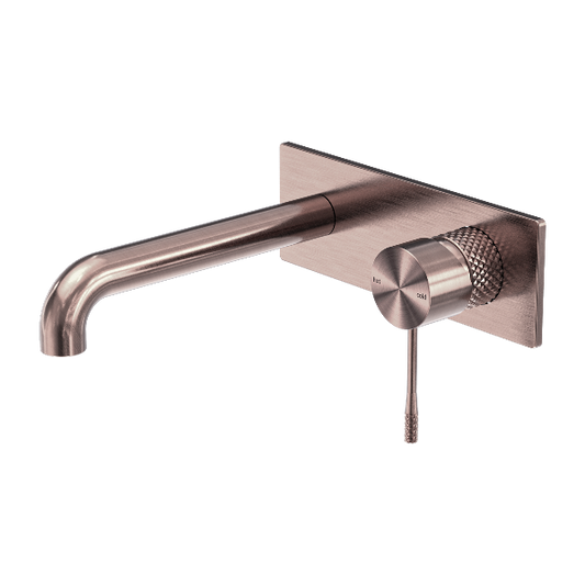 Nero Opal Wall Basin/Bath Mixer 120mm  NR251907A120BZ