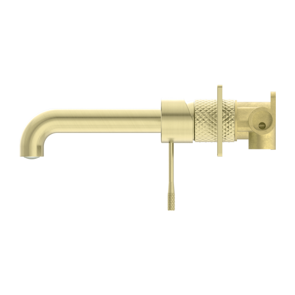Nero Opal Wall Basin/Bath Mixer 160mm Brushed  NR251907A160BG