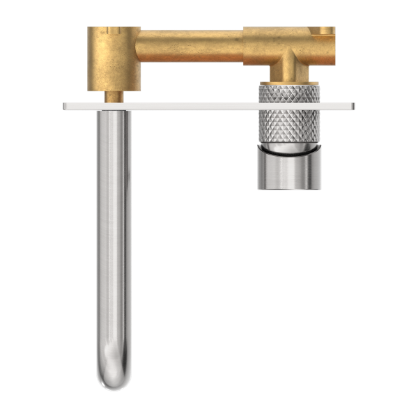Nero Opal Wall Basin/Bath Mixer 120mm  NR251907A120BN