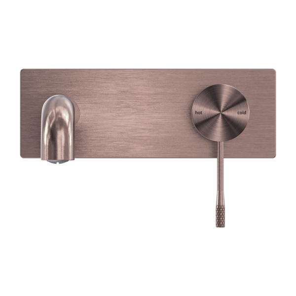 Nero Opal Wall Basin/Bath Mixer