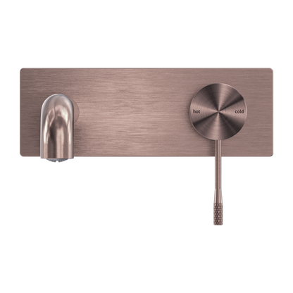 Nero Opal Wall Basin/Bath Mixer