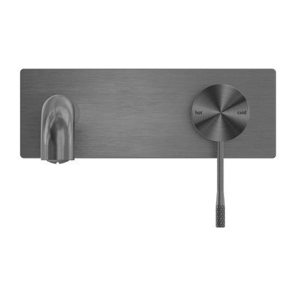 Nero Opal Wall Basin/Bath Mixer 120mm Graphite NR251907A120GR
