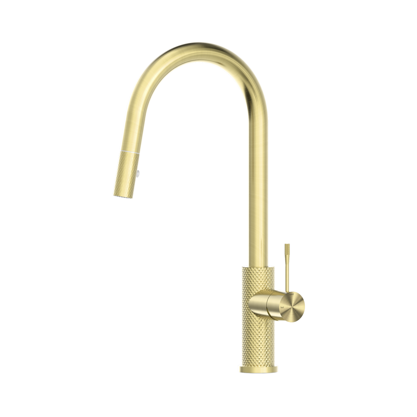 Opal Pull Out Sink Mixer With Vegie Spray Function Brushed Gold