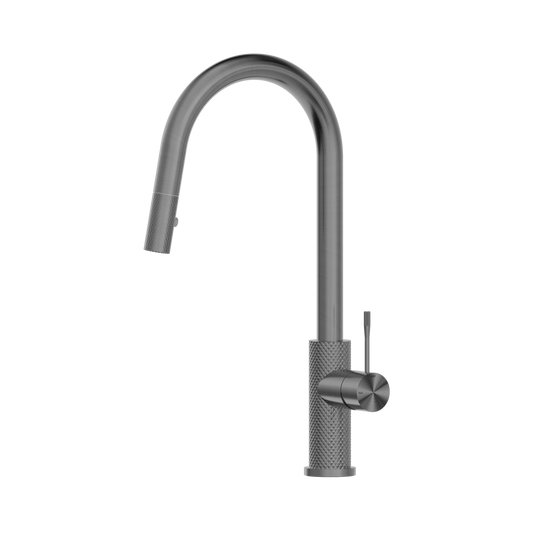 Opal Pull Out Sink Mixer With Vegie Spray Function Graphite