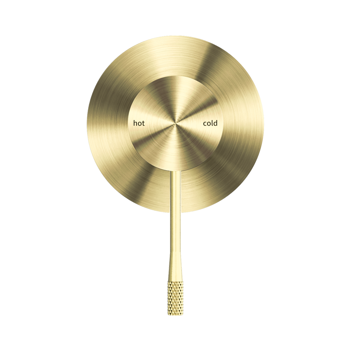 Opal Shower Mixer 80mm Plate Brushed Gold