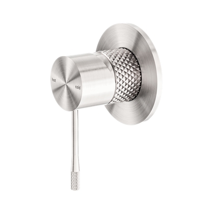 Opal Shower Mixer 80mm Plate Brushed Nickel