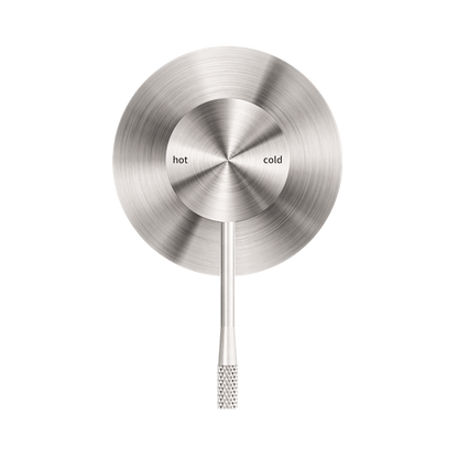 Opal Shower Mixer 80mm Plate Brushed Nickel
