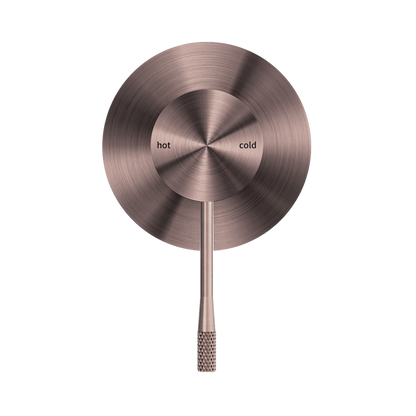 Opal Shower Mixer 80mm Plate Brushed Bronze