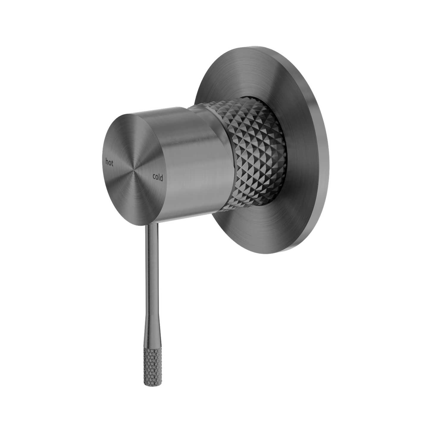Opal Shower Mixer 80mm Plate Graphite