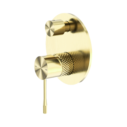 Opal Shower Mixer With Diverter Brushed Gold
