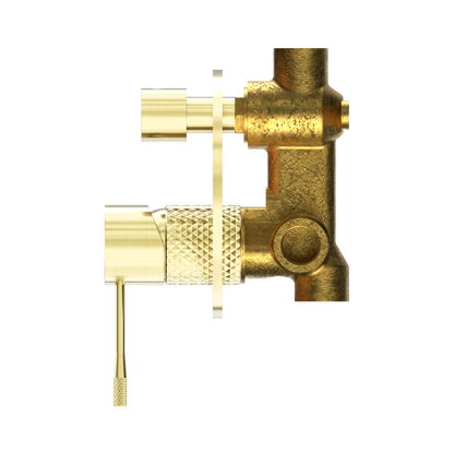 Opal Shower Mixer With Diverter Brushed Gold