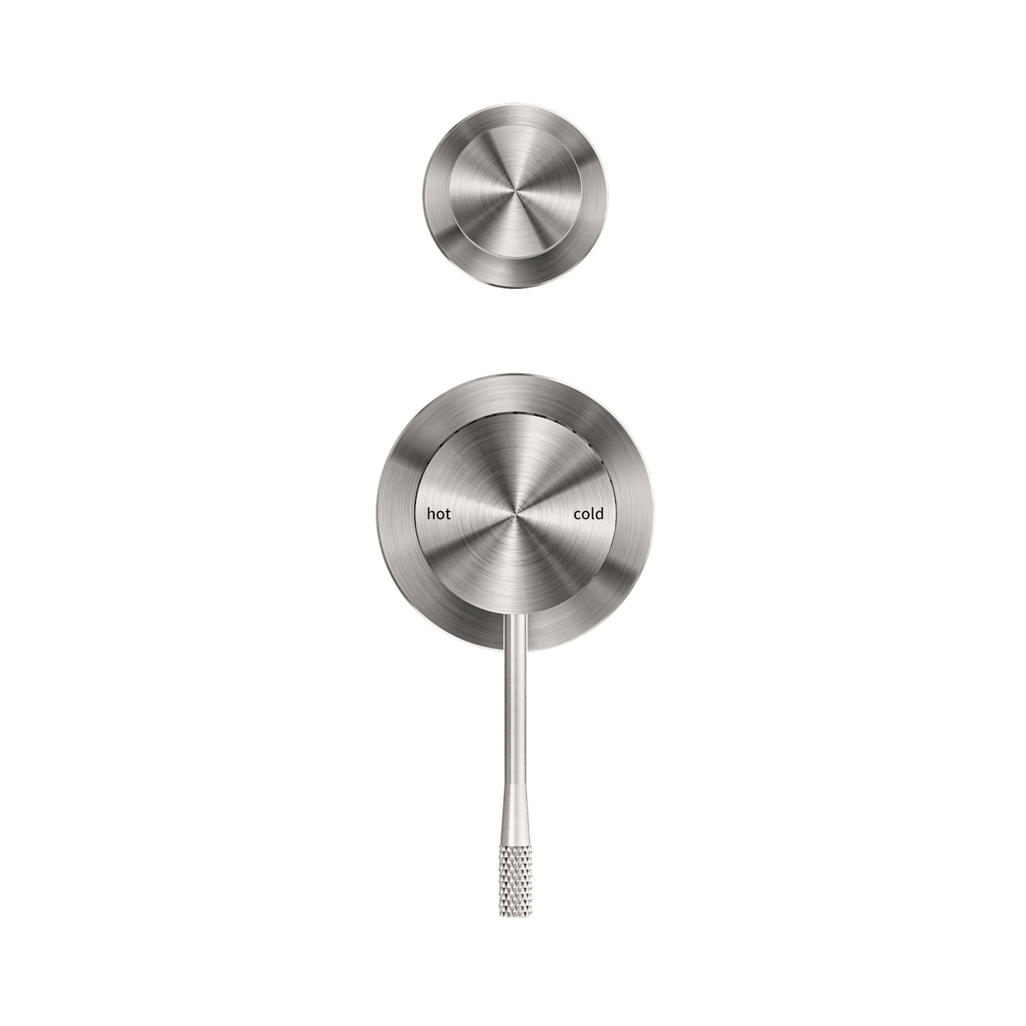 Opal Shower Mixer With Diverter Separate Plate Brushed Nickel