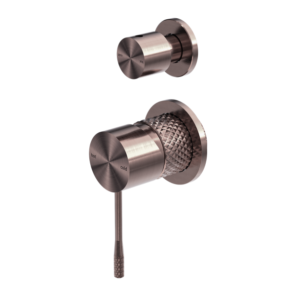 Nero Opal Shower Mixer with Diverter, Separate Plate