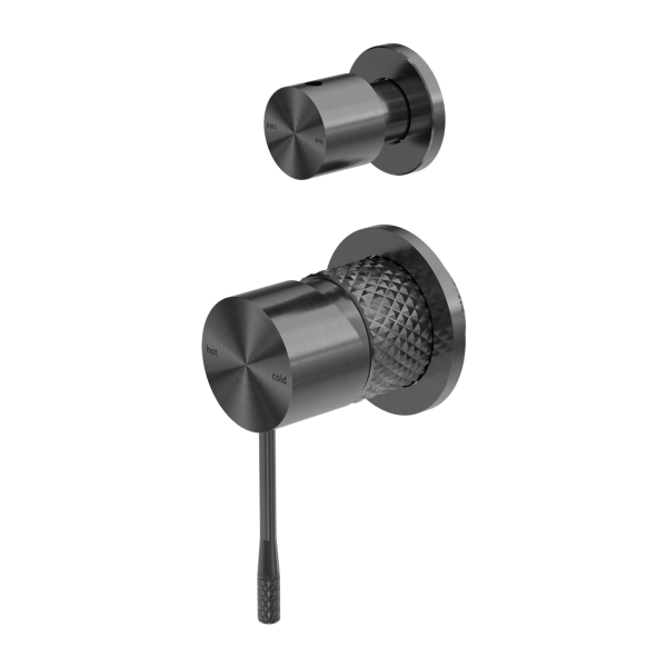 Nero Opal Shower Mixer with Diverter, Separate Plate