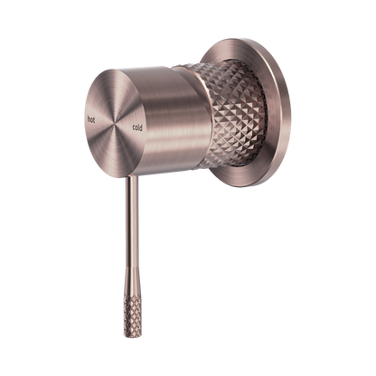 Opal Shower Mixer 60mm Plate Brushed Bronze