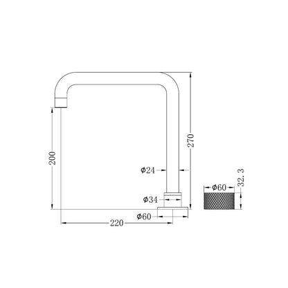 Opal Progressive Tall Basin Set - Reno Spares