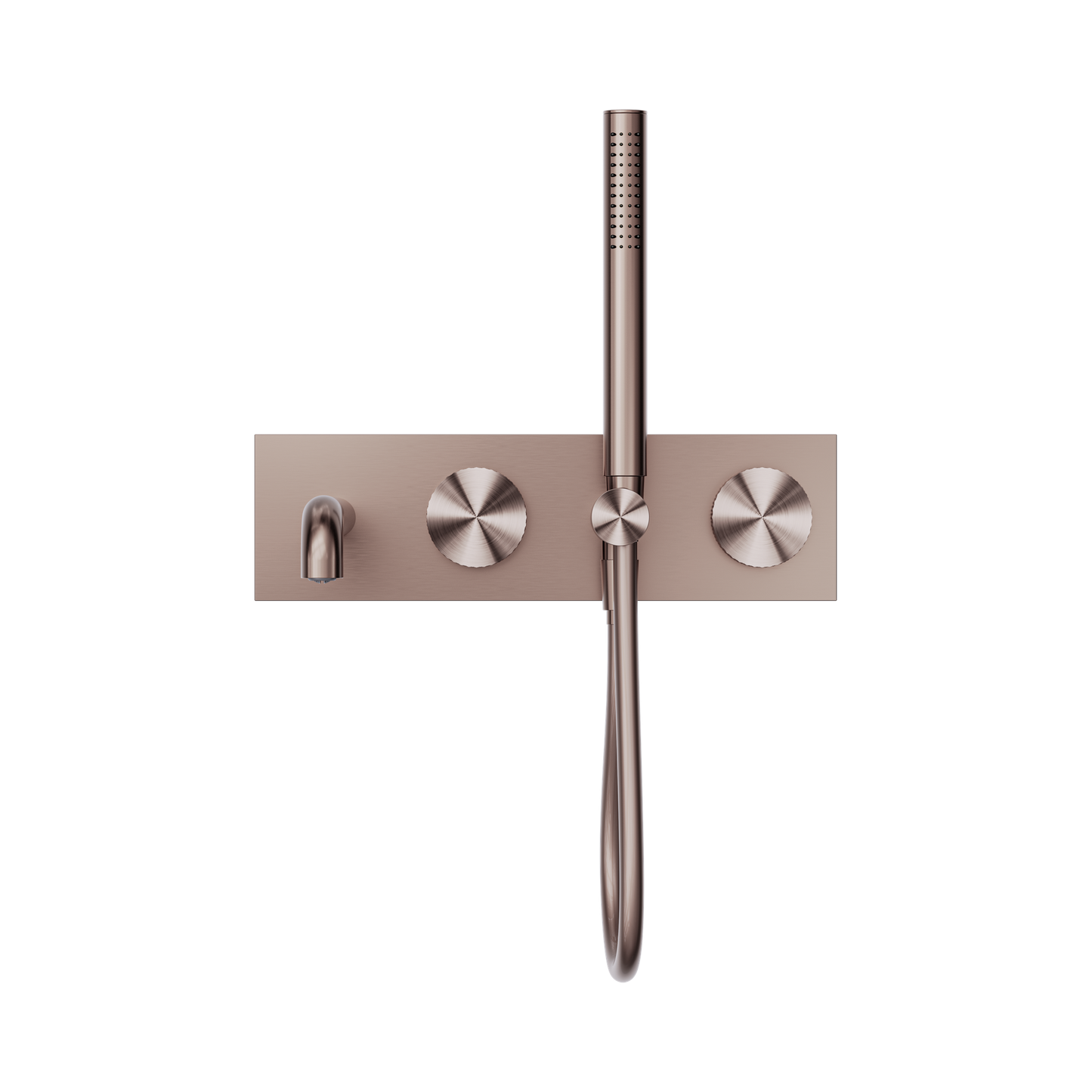 Opal Progressive Shower System With Spout 230mm Brushed Bronze