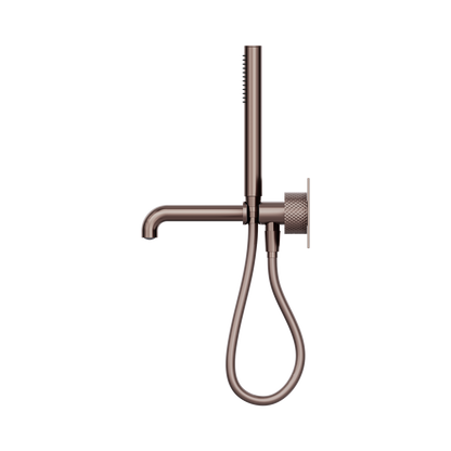 Opal Progressive Shower System With Spout 230mm Brushed Bronze
